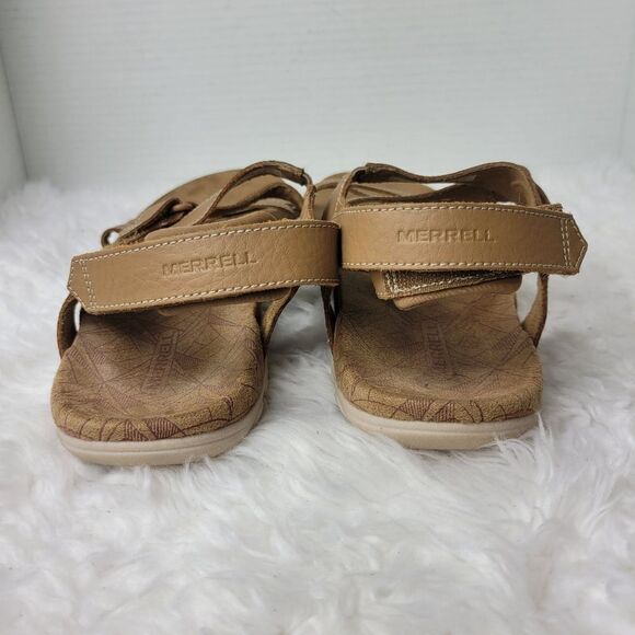 Merrell Sandspur Rose Convert Womens Size 10 Sandals Tobacco Pomegranate J002692 - Picture 4 of 10